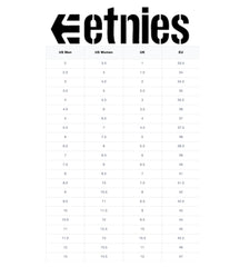 Etnies Kingpin 2K Black Black Black Shoes