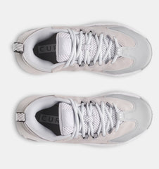 Big Kids' Under Armour Curry 3Z 25 Suede "Halo Grey"