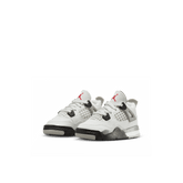Baby/Toddler Jordan 4 Retro "White Cement" (TD)