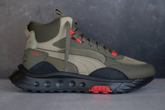 Mens Puma Wild Rider Mid WS (Grape Leaf)