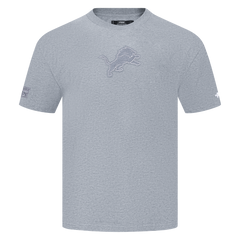 Men's Pro Standard NFL Detroit Lions Reverse French Terry Cotton Jersey Drop Shoulder Tee