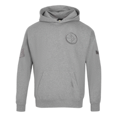 Men's Pro Standard Pittsburg Steelers Neutral Drop Shoulder PO Hoodie "Dark Heather Grey"