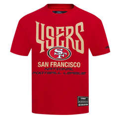 Men's Pro Standard NFL San Francisco 49ers City Tour 2.0 Drop Shoulder Tee