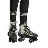 Women's Adidas Superstar 82 Roller Skates "Silver Metallic Black"