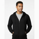 The Closet Inc Mens Fleece Zipper Black