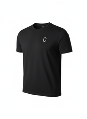 Men's The Closet Inc. Plain T-Shirt (Black-Wht Logo)