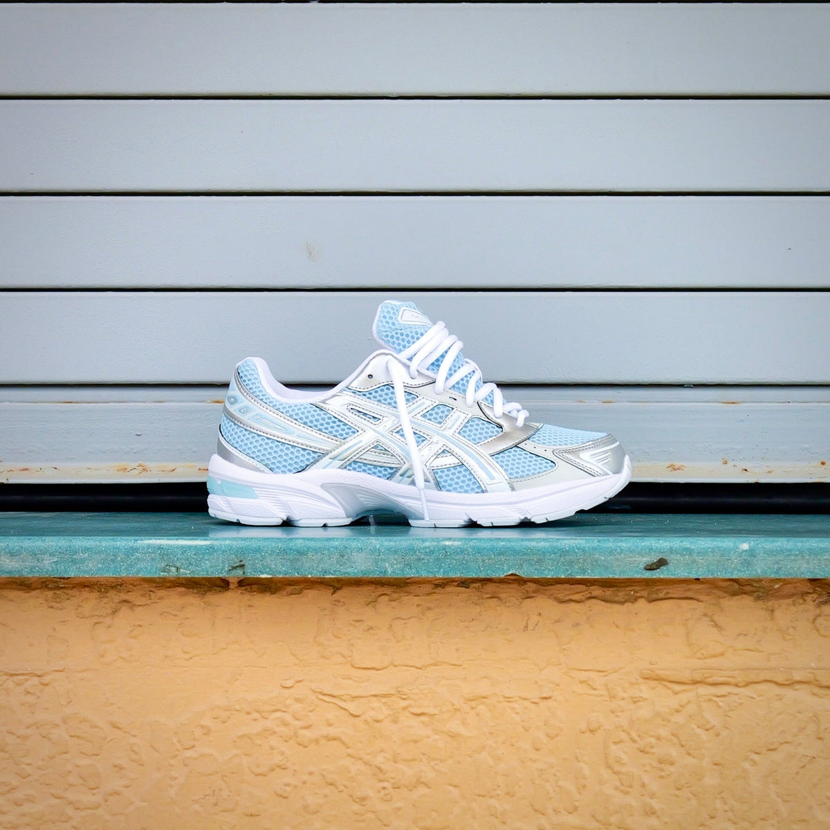 Mens Asics Gel-1130 (Faded Denim/Pure Silver)