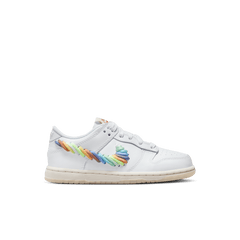 Little Kids' Nike Dunk Low SE "Rainbow Swoosh"