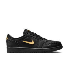 Women's Air Jordan 1 Low Method of Make "Black Metallic Gold"
