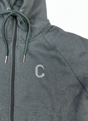 Men's The Closet Inc. Zip Fleece Top (Charcoal)