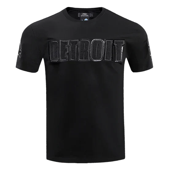Men's Pro Standard Detroit Lions Triple Black SJ Tee
