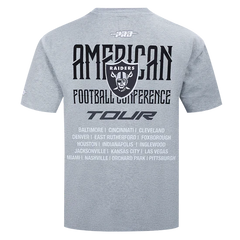 Men's Pro Standard NFL Las Vegas Raiders City Tour 2.0 Drop Shoulder Tee